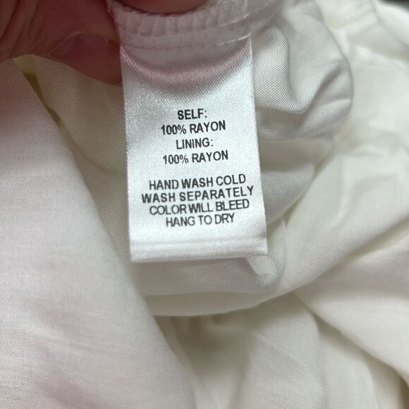 Lulus Easy Honey Ivory Slip Dress EUC size Medium - Picture 15 of 16